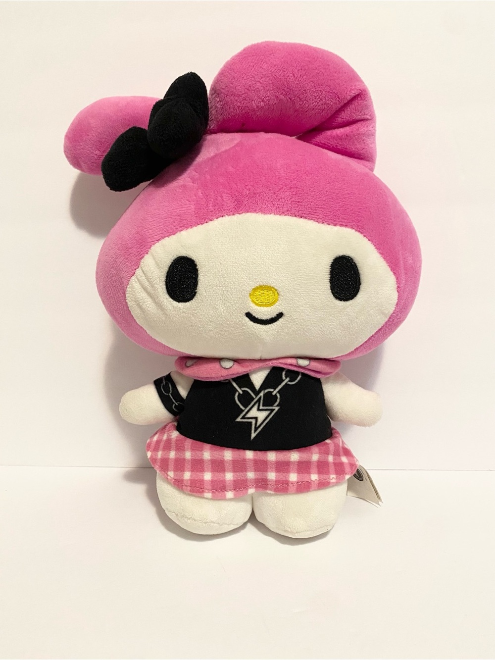 Hello Kitty & Friends My Melody Plush Pink Black Dress Goth Emo Sanrio 10โ Toy